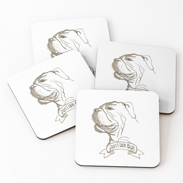 Item preview, Bulldog, Don’t talk Bull. Cartoon.  designed and sold by DebbieJoyArt.