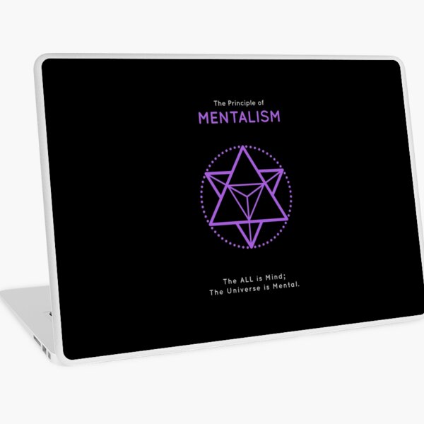 The Principle of Mentalism - Shee Symbol Laptop Skin