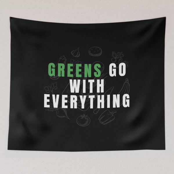 Item preview, Greens Go With Everything - Vegan Cuisine designed and sold by m95sim.