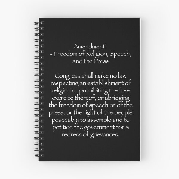 Item preview, First Amendment Freedom Of Speech. USA Constitution 1st amendment, Bill Of Rights designed and sold by azule1.