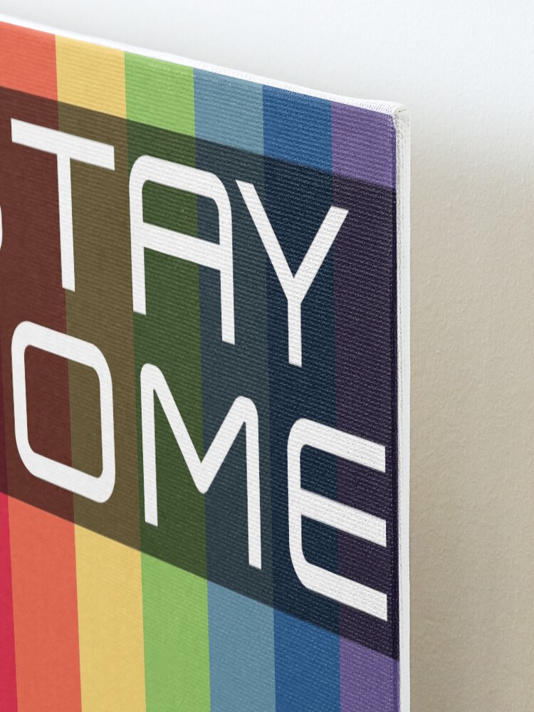 Alternate view of Stay Home. Save Lives. Mounted Print