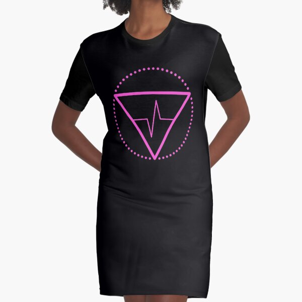 The Principle of Rhythm - Shee Symbol Graphic T-Shirt Dress