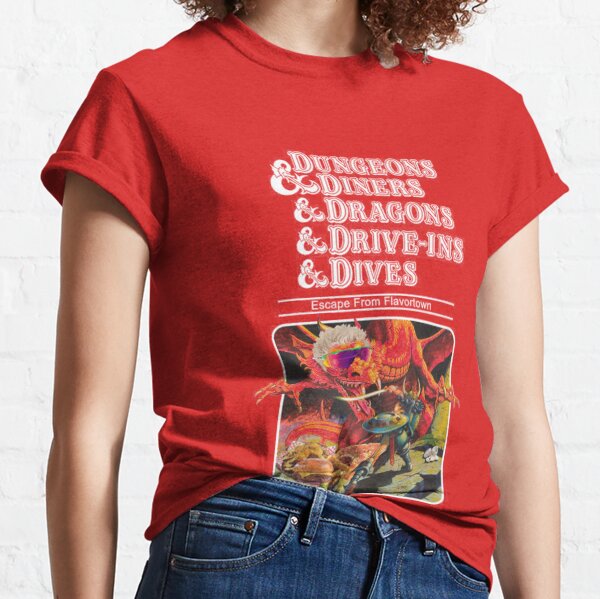 Dungeons and dragons Escape from Flavortown Classic T-Shirt