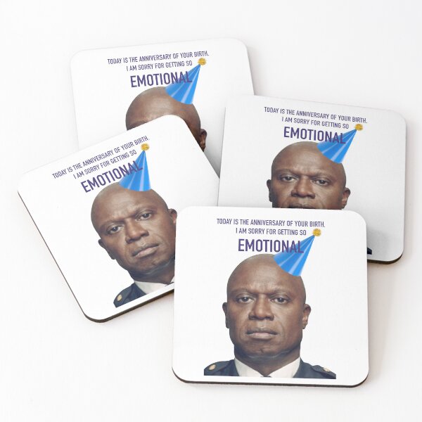Item preview, Captain Holt happy birthday designed and sold by Atouchofsparkle.