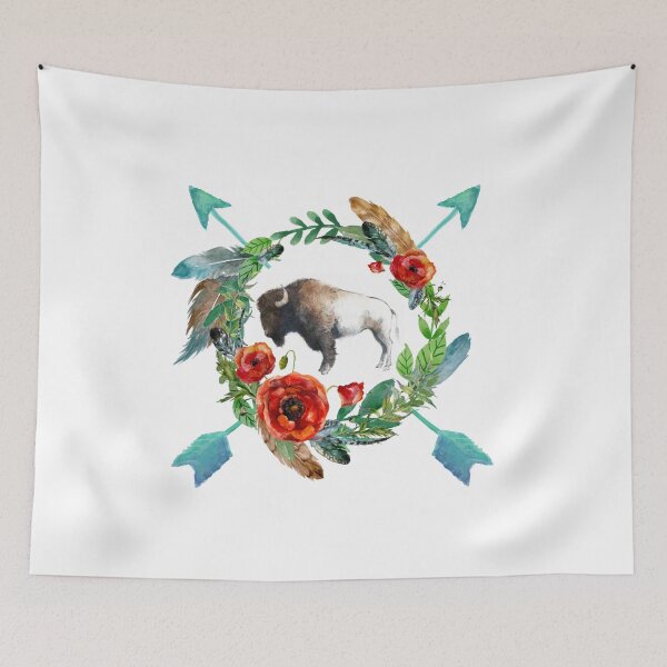 Item preview, Boho Buffalo Buffalo NY Buffalo New York Bison designed and sold by MissBuffalove.
