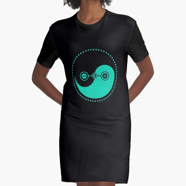 The Principle of Polarity - Shee Symbol Graphic T-Shirt Dress