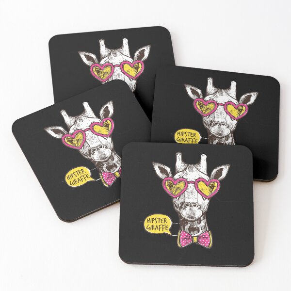 Item preview, hipster giraffe (Animal) designed and sold by AbdulrahmanDev.