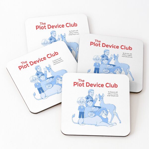 Item preview, The Plot Device Club designed and sold by PopVultureShop.