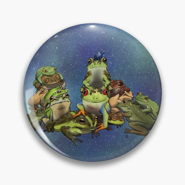 Item preview, Space Frogs designed and sold by Galacticsoupart.