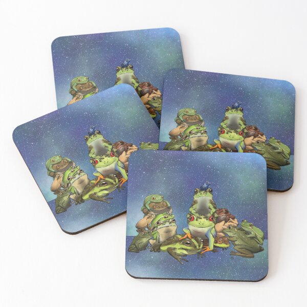 Item preview, Space Frogs designed and sold by Galacticsoupart.