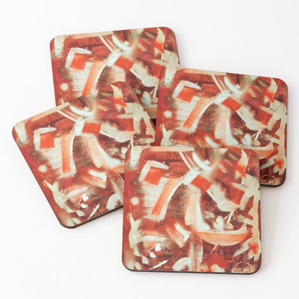 Item preview, Supreme Red abstract loops designed and sold by allgoldcreative.