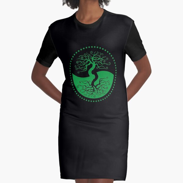 The Principle of Correspondence - Shee Symbol Graphic T-Shirt Dress