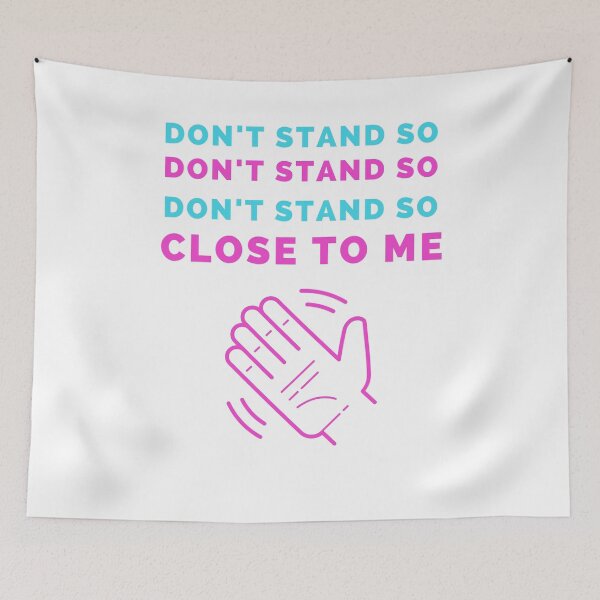 Item preview, Don't Stand So Close To Me Quarantine Life Mask designed and sold by YourgiftShop.
