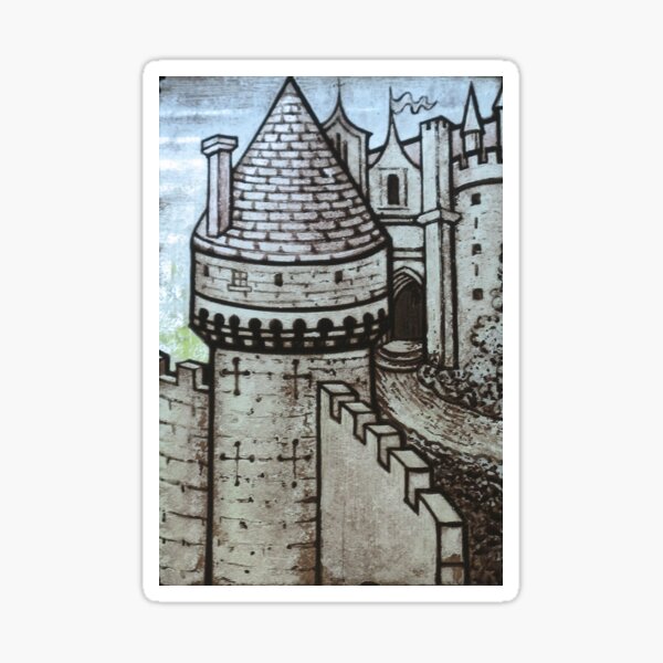medieval castles and fairy tales Sticker