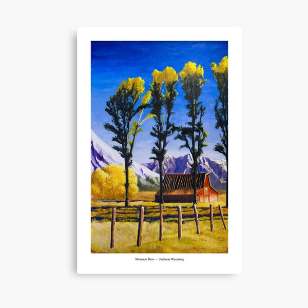 Moulton Barn - Jackson Wyoming Canvas Print