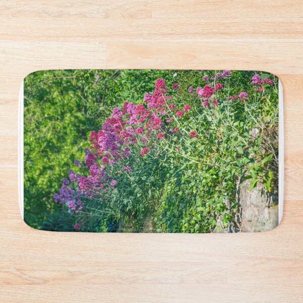 Item preview, A Garden Wall With Colourful Flowers in the Village of Kegworth designed and sold by phutball.