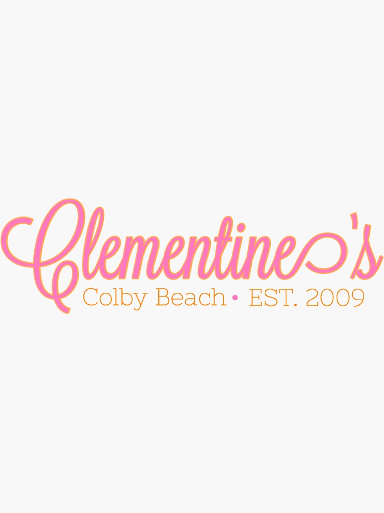 "Clementine's Boutique Sarah Dessen Along for the Ride" Sticker for