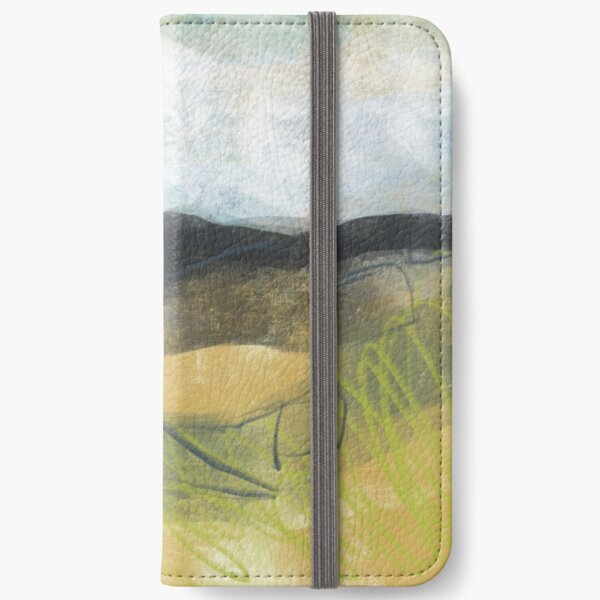 Higger Tor from Longshaw - Peak District art print iPhone Wallet