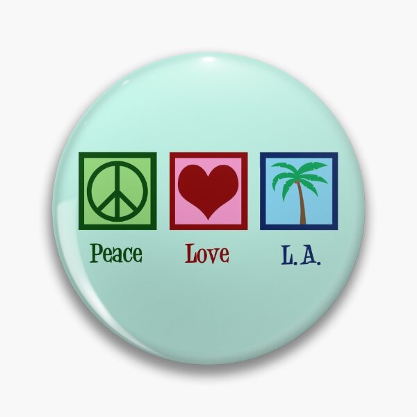 Item preview, Peace Love L.A. Los Angeles designed and sold by Epic Love Designs.