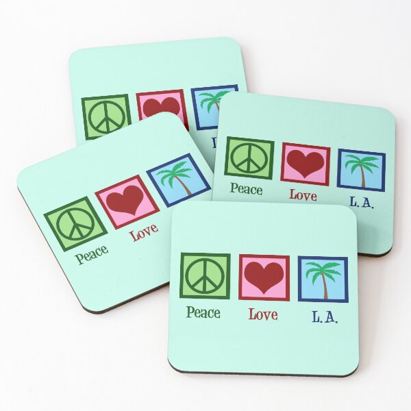 Item preview, Peace Love L.A. Los Angeles designed and sold by Epic Love Designs.