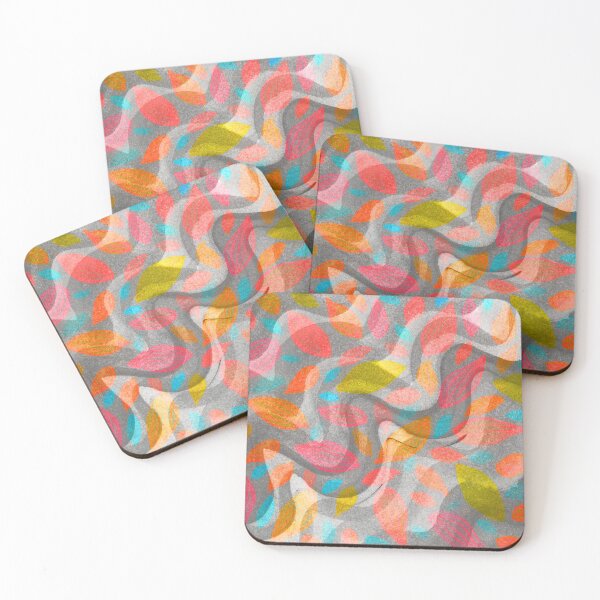 Item preview, Background with colored waves designed and sold by Begoll Art.