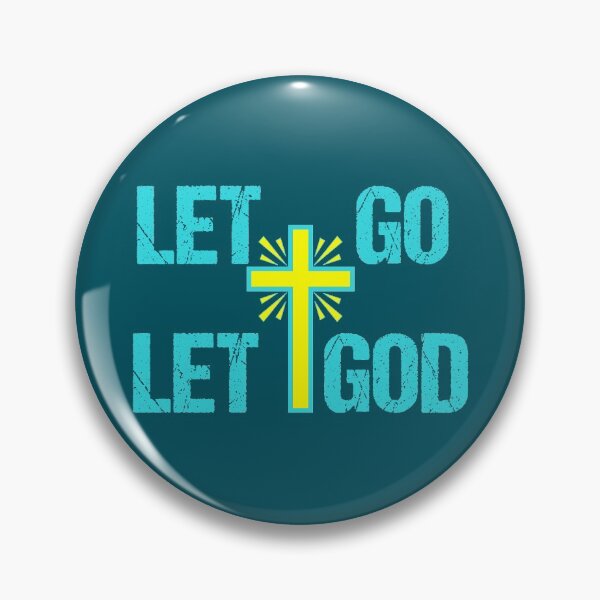 Item preview, Let Go Let God Christian Cross designed and sold by Epic Love Designs.