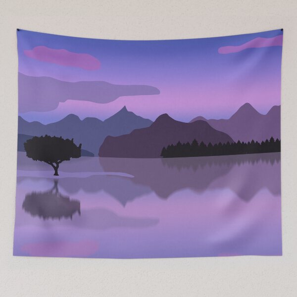 Item preview, Purple Landscape designed and sold by anabear-art.