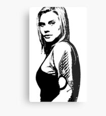 Battlestar Galactica "Kara Thrace" Metal Print