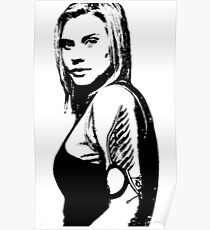 Battlestar Galactica "Kara Thrace" Poster