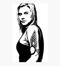Battlestar Galactica "Kara Thrace" Photographic Print