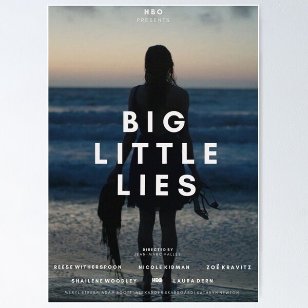 HBO BIG LITTLE LIES 11x17 POSTER SERIES w/ NICOLE KIDMAN & REESE WITHERSPOON