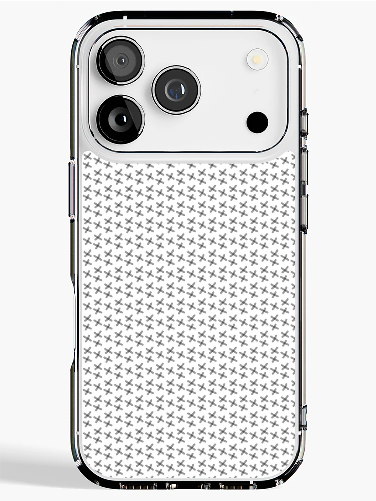 Thumbnail 1 of 5, iPhone Case, x pattern designed and sold by repeatpattern.