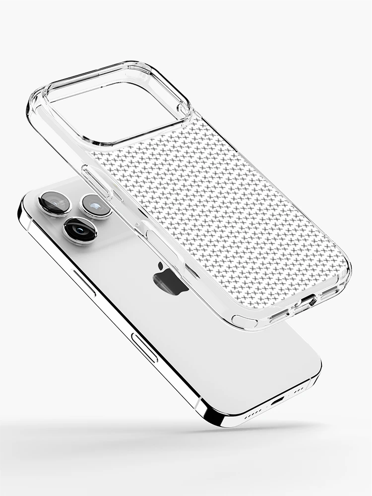 Thumbnail 2 of 5, iPhone Case, x pattern designed and sold by repeatpattern.