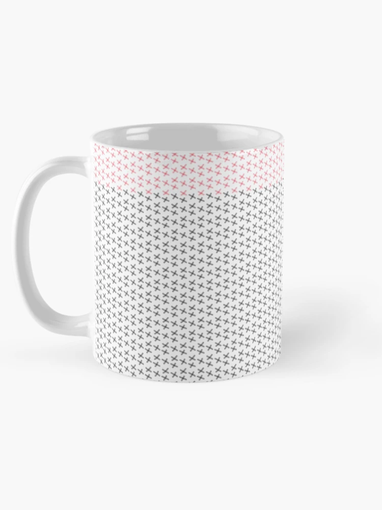Thumbnail 5 of 6, Coffee Mug, x pattern designed and sold by repeatpattern.