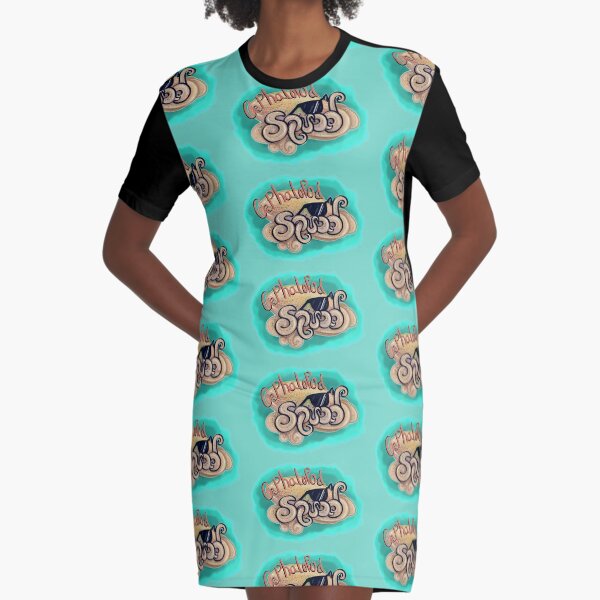 Cephalopod Squad Graphic T-Shirt Dress