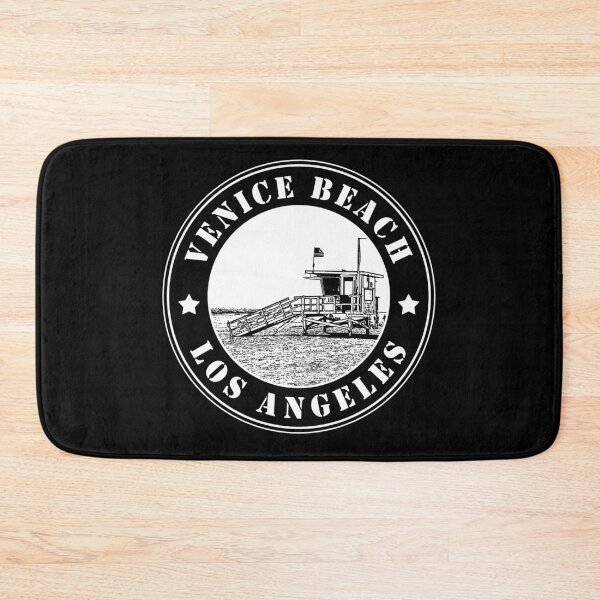Item preview,  the famous city beach of Los Angels on the west coast of the USA as a cool stamp design! Perfect for all California travelers designed and sold by GeogDesigns.