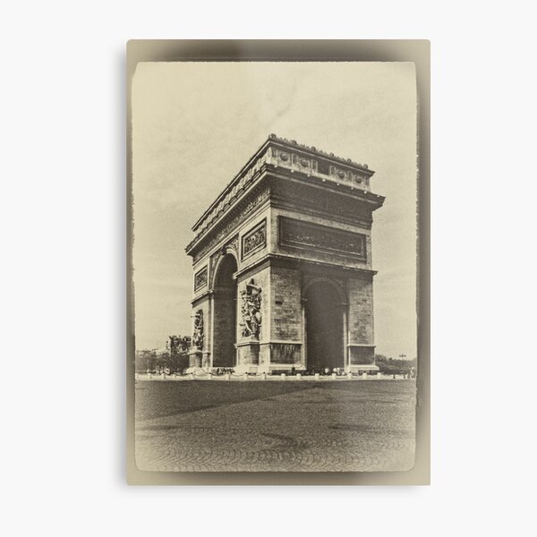 Parisian Postcard - II Metal Print