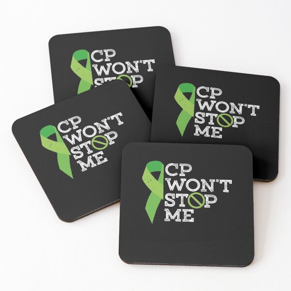 Item preview, CP Won't Stop Me - Cerebral Palsy Awareness Brain Damage designed and sold by Dressed For  Duty.