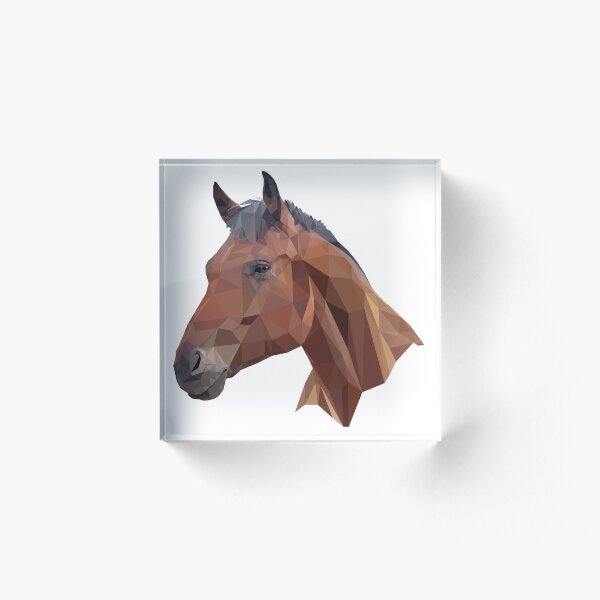 Horse Acrylic Block