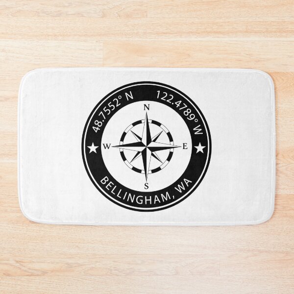 Item preview, Bellingham, Washington Geographical Coordinates designed and sold by TeeOhGraphics.