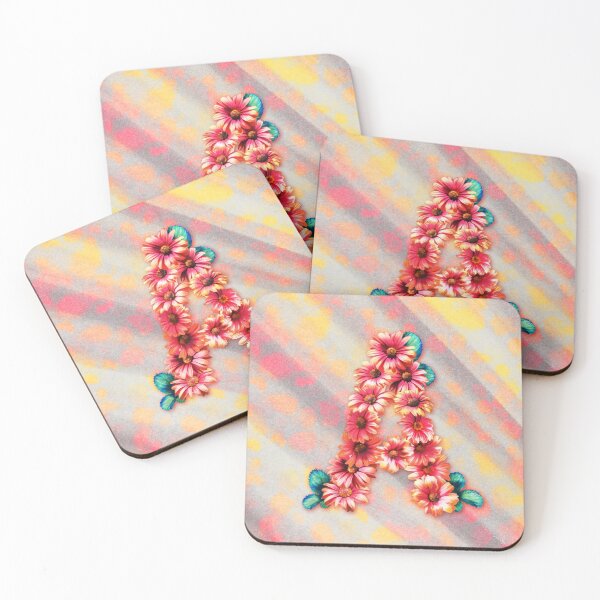 Item preview, Cover with flowers forming the letter A designed and sold by Begoll Art.