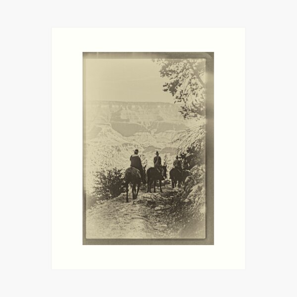 Canyon Riders Art Print