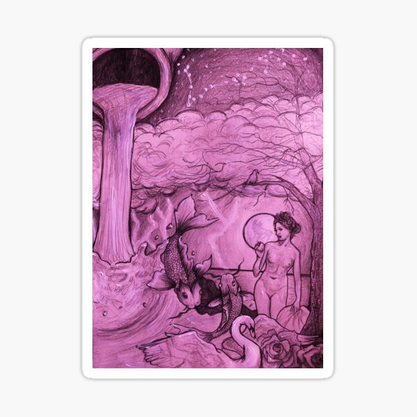 Vista previa del artículo con la obra « Piscis», diseñado y vendido por clotomoto.