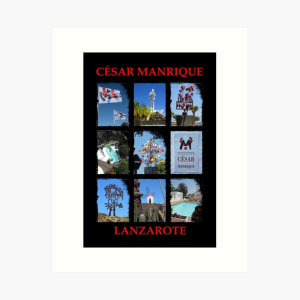 Item preview, Cesar Manrique - Images on Lanzarote montage designed and sold by PPFImages.
