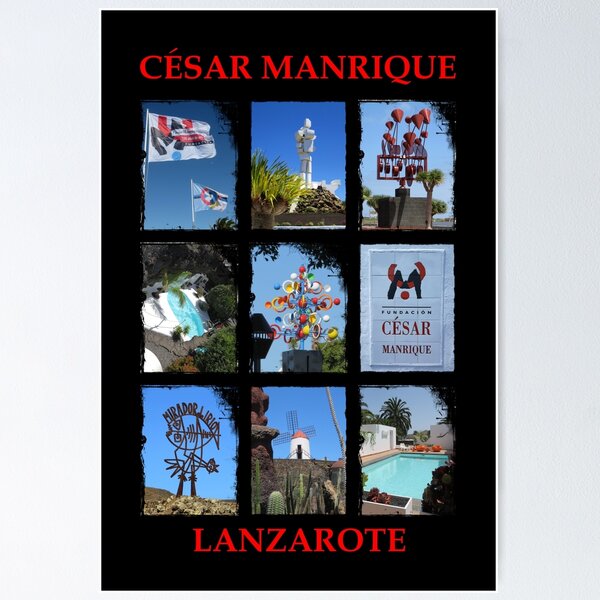 Item preview, Cesar Manrique - Images on Lanzarote montage designed and sold by PPFImages.