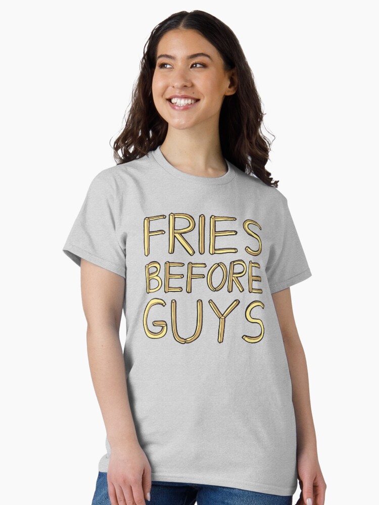 Thumbnail 2 of 7, Classic T-Shirt, Fries Before Guys designed and sold by evannave.