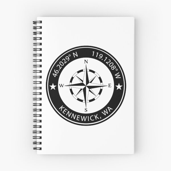 Item preview, Kennewick, Washington Geographical Coordinates designed and sold by TeeOhGraphics.