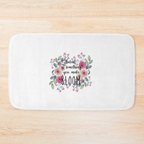 Item preview, talent is something you make bloom (v1 white) designed and sold by kozmiclatte.