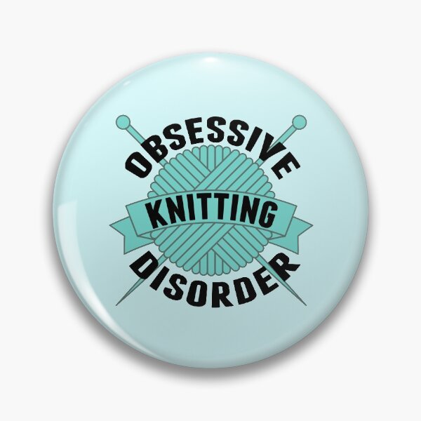 Item preview, Cute Obsessive Knitting Disorder designed and sold by Epic Love Designs.