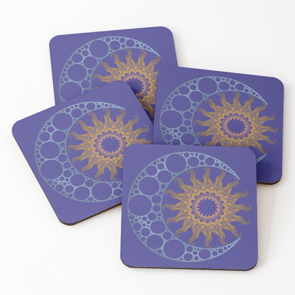Item preview, Mandala Sun And Moon (version 2) designed and sold by MizMagpie.